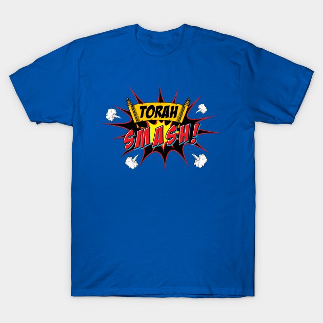 Torah Smash! The (Transparent) Logo for Nerdy Jews T-Shirt by Torah Smash